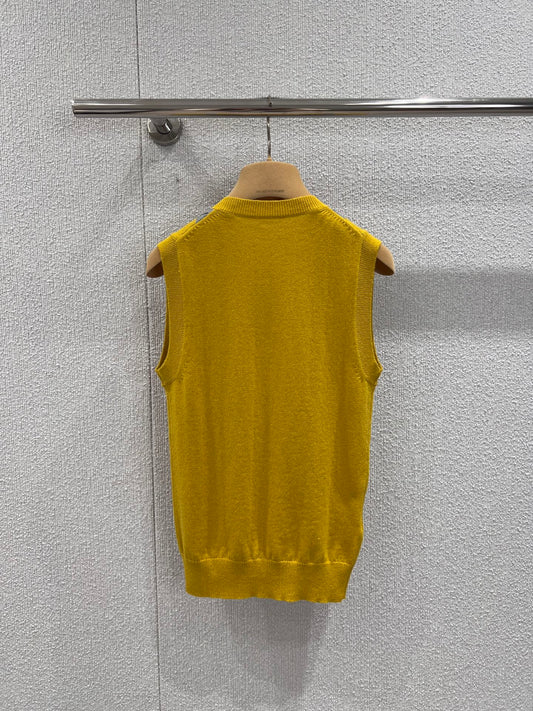 Miu 25fw knitted vest