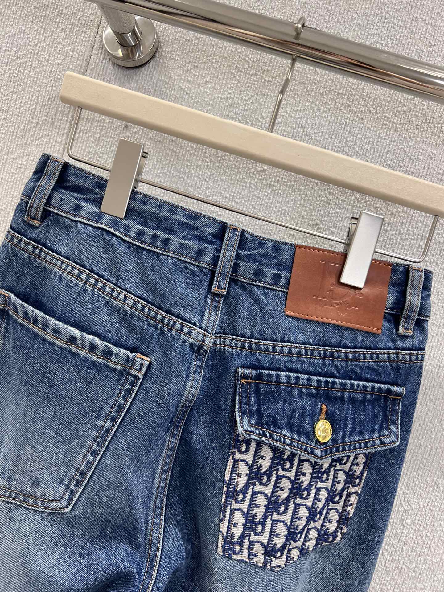 CD 25fw jacquard jeans