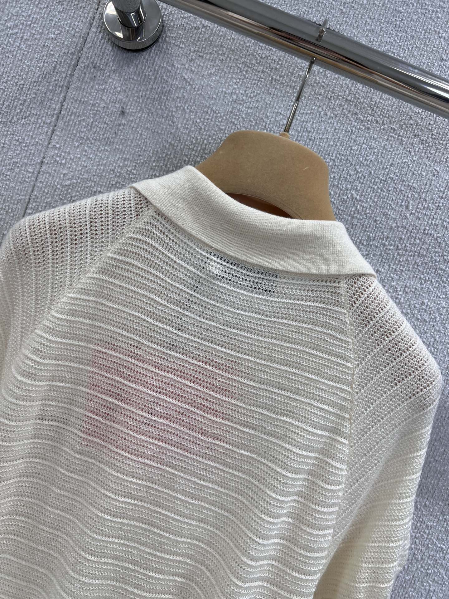 Miu 25ss knitted polo
