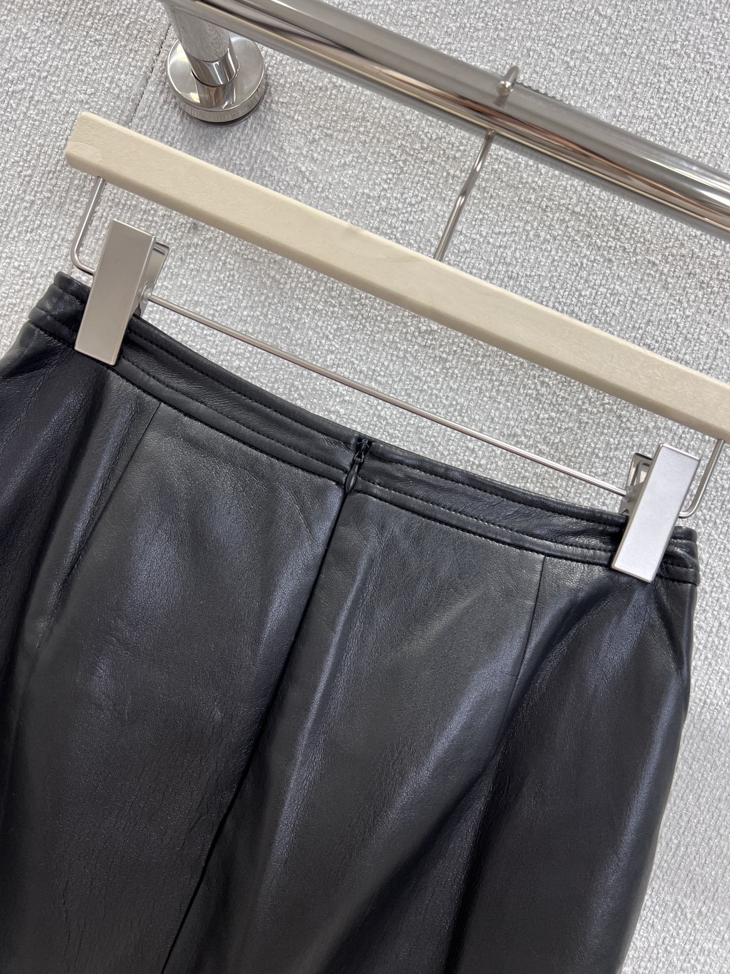 Cel 25fw leather skirt