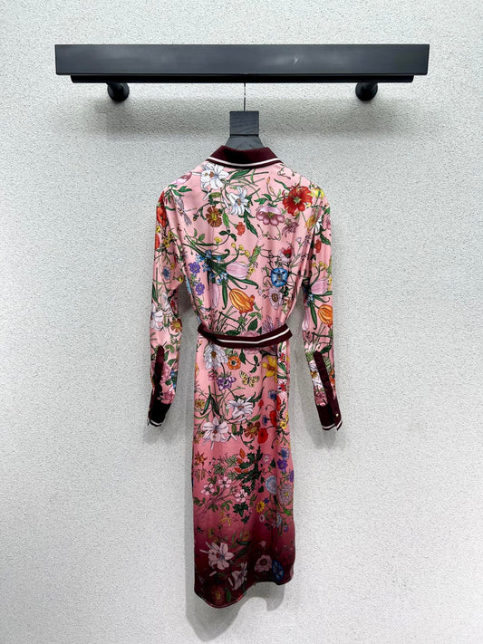 Guc 25fw printed dress