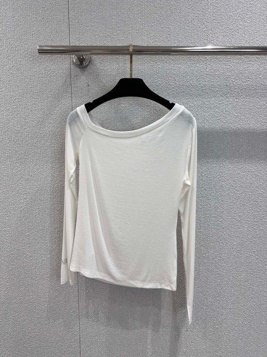 Chan 25fw off-shoulder top