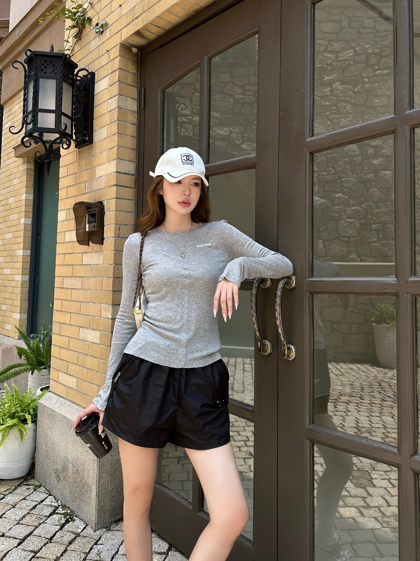 Miu 25fw base layer shirt