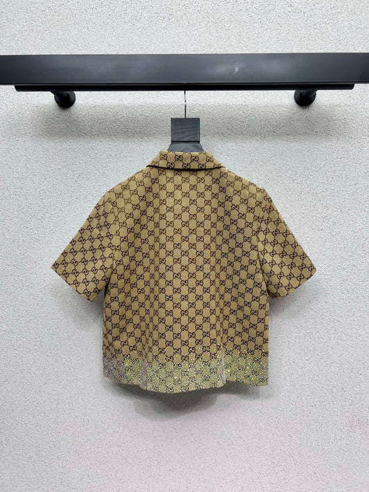 Guc 25ss rhinestone jacket