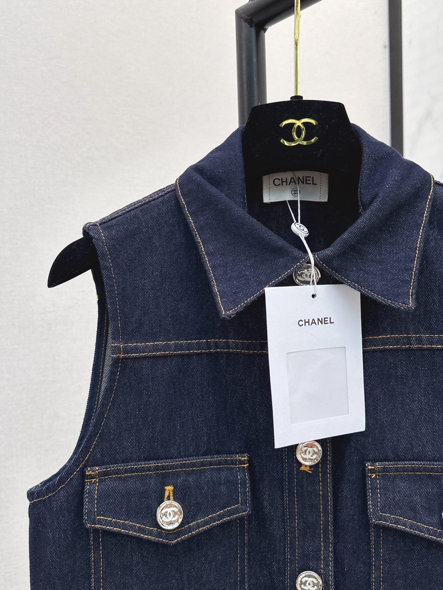ch 25ss denim vest