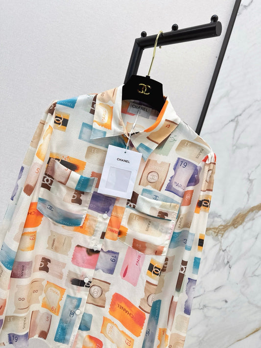 Ch 25ss silk buttons shirt