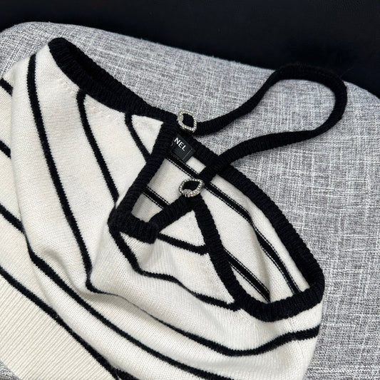 ch 25ss knitted vest