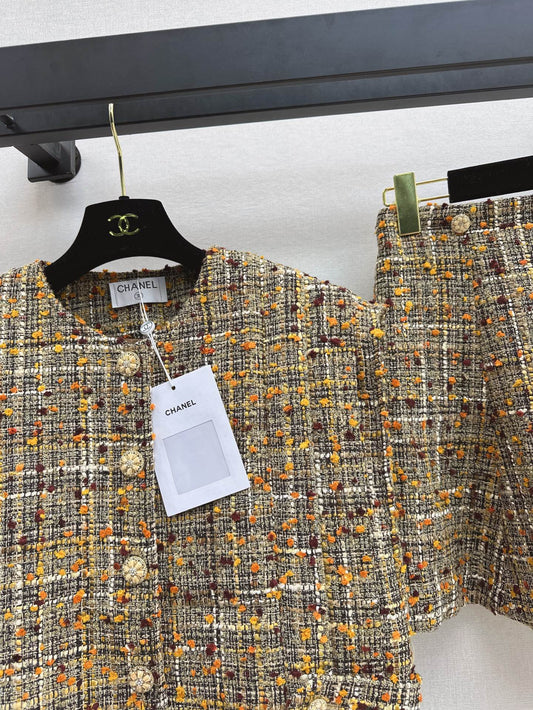 Ch 25ss vest skirt set