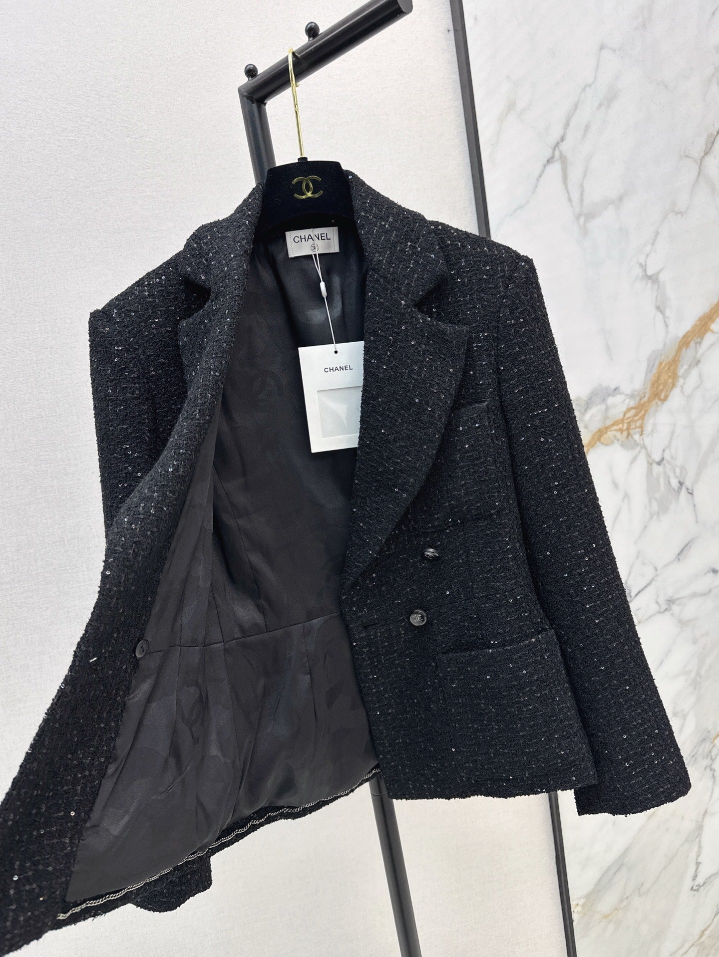 Ch 25ss rhinestone blazer