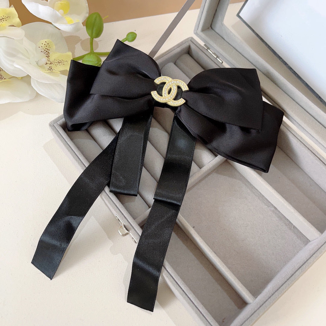 ch bow hair clips