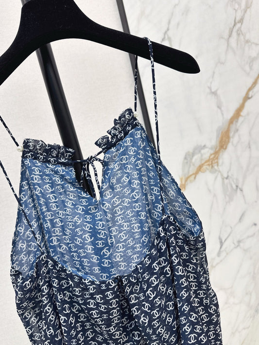 Ch 25ss satin printed camisole