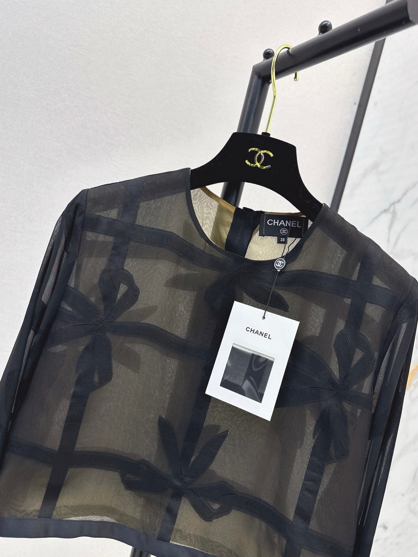 Ch 25ss Silk crop shirt