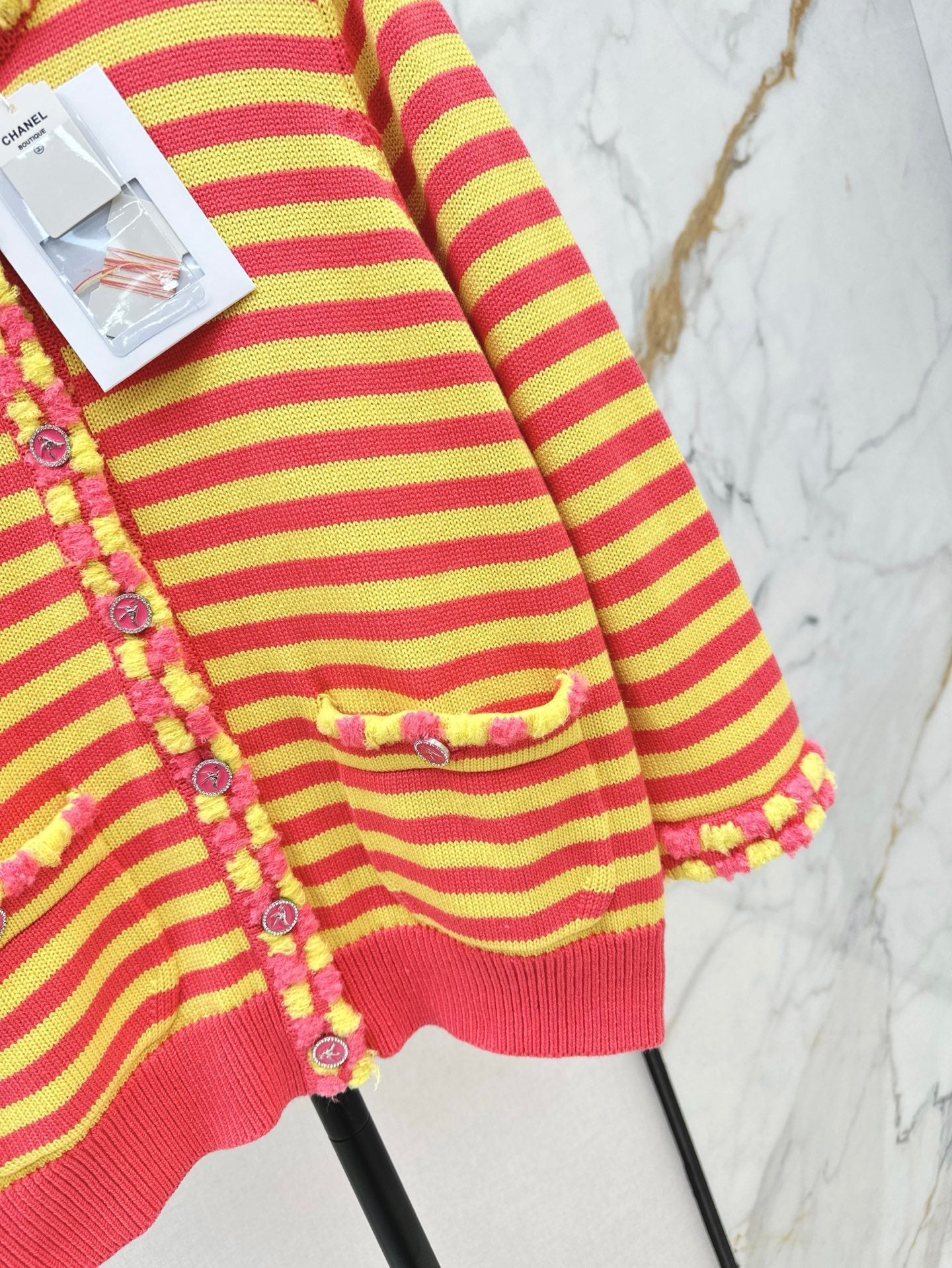 ch 25ss knitted cardigan