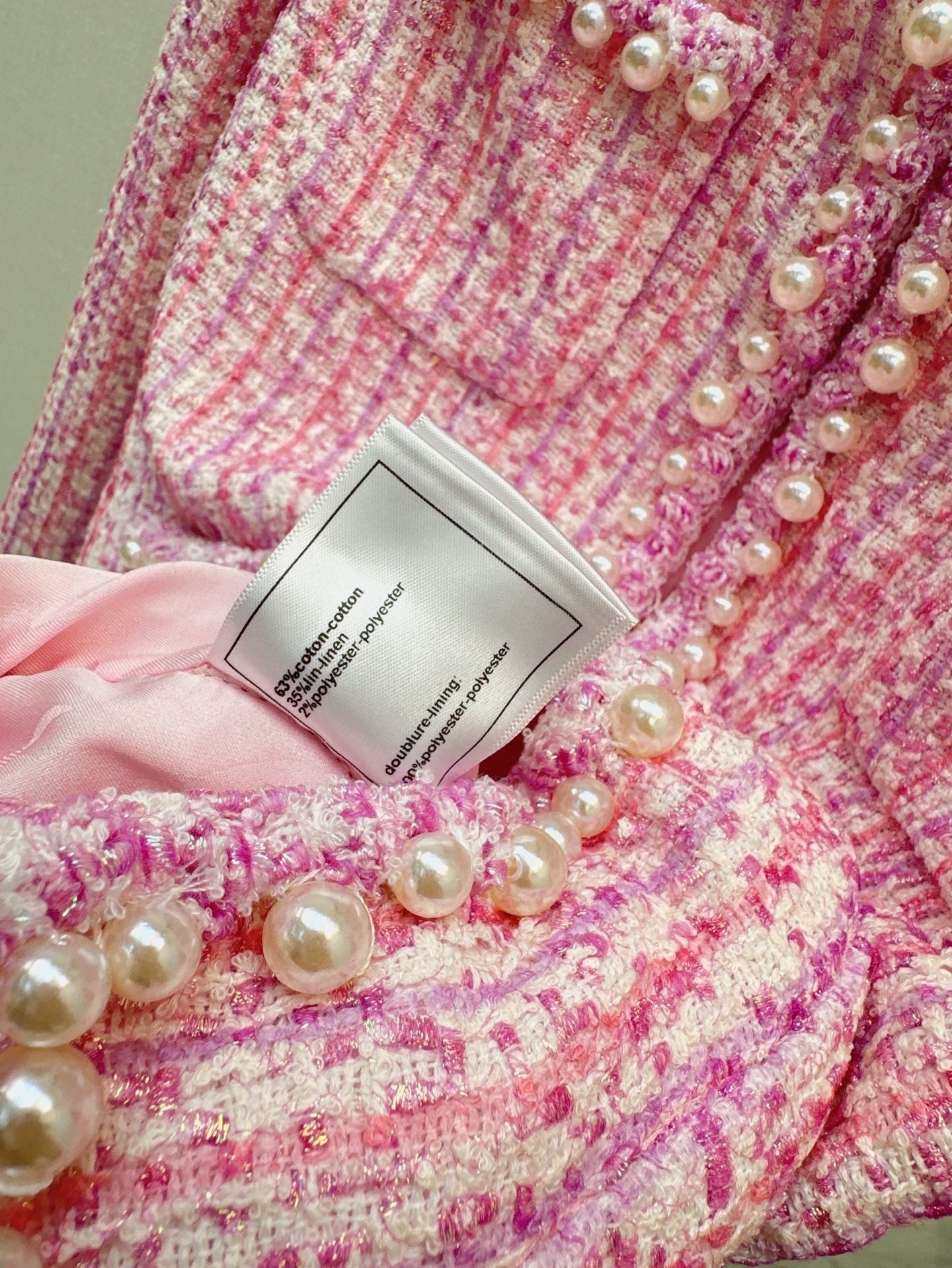 Ch 25ss pearl woven jacket