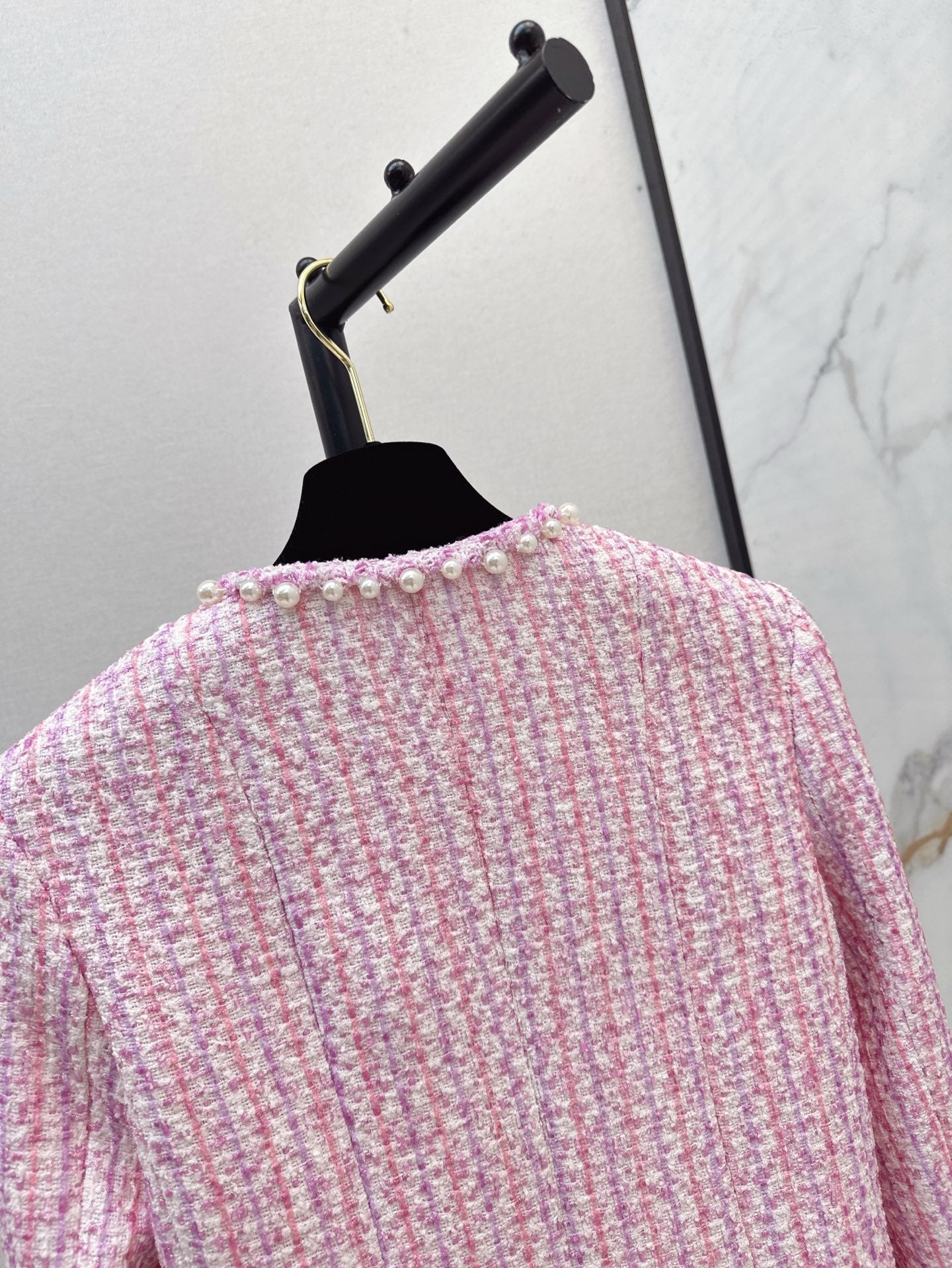 Ch 25ss pearl woven jacket