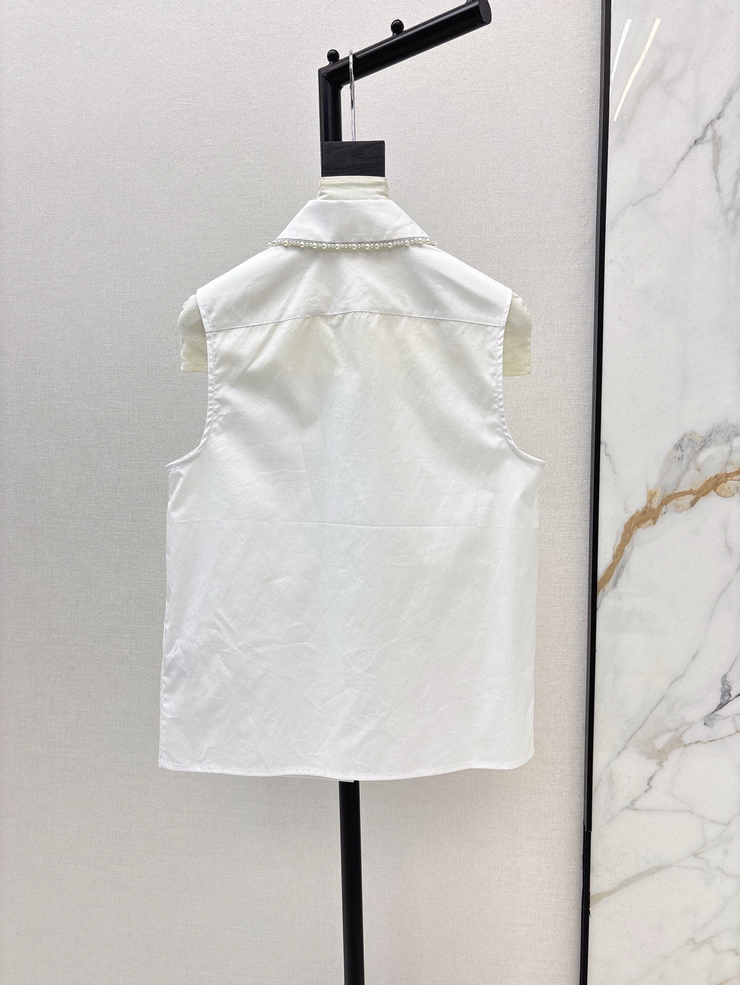 Ch 25ss beaded vest
