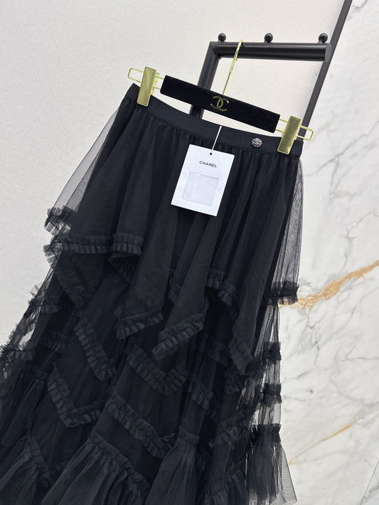Ch 25ss ruffle skirt