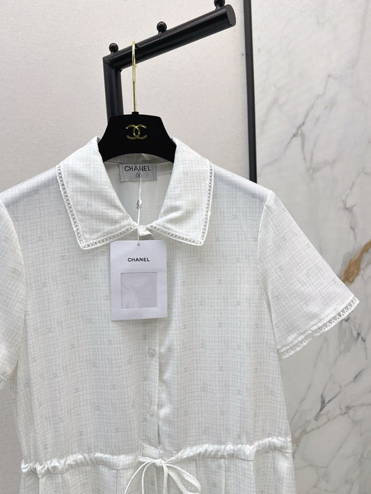 Ch 25ss jacquard dress