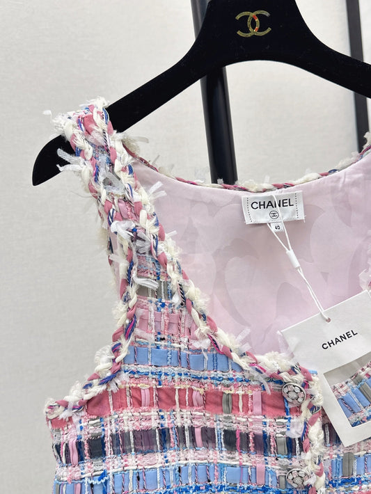 Chan 25ss woven vest