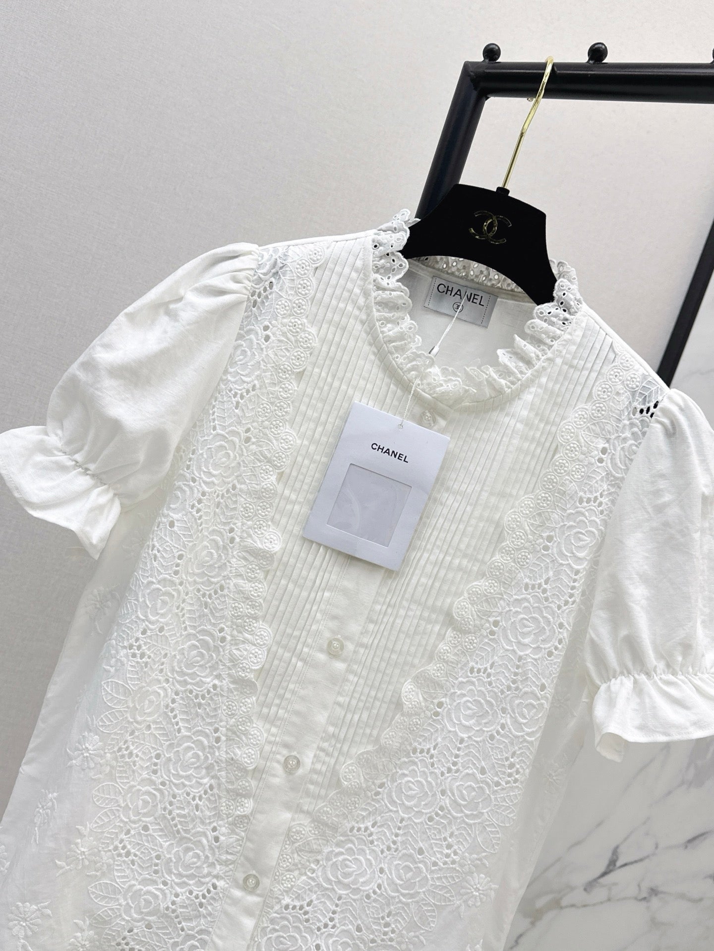 Chan 25ss lace shirt
