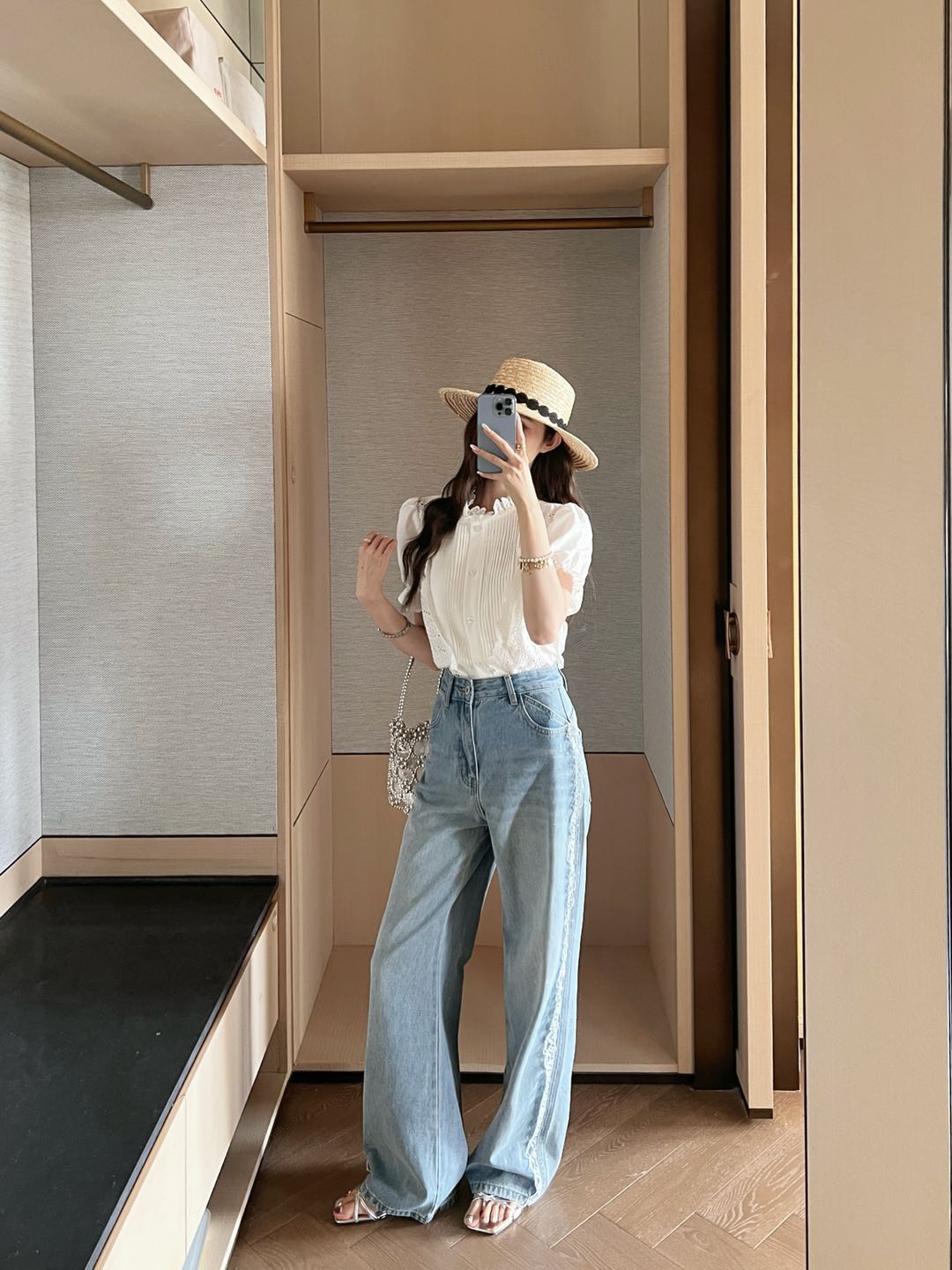 Chan 25ss lace shirt