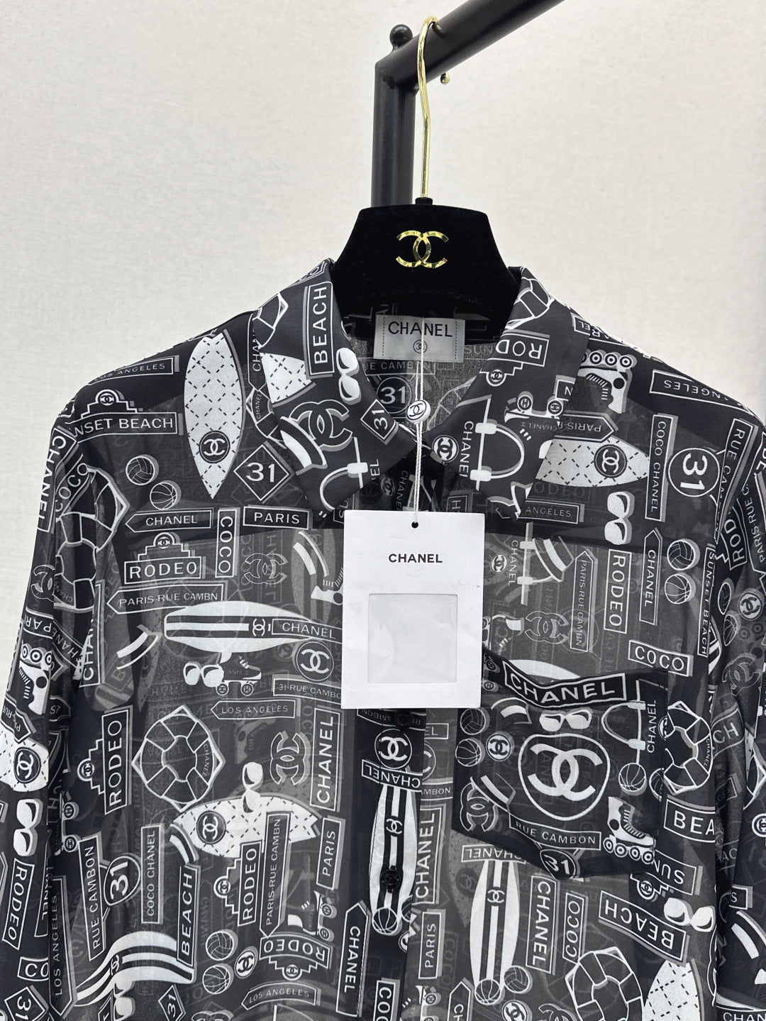 Chan 25ss print shirt