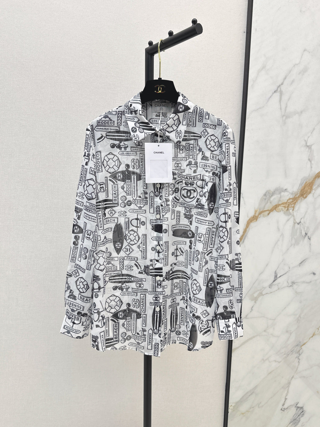 Chan 25ss print shirt