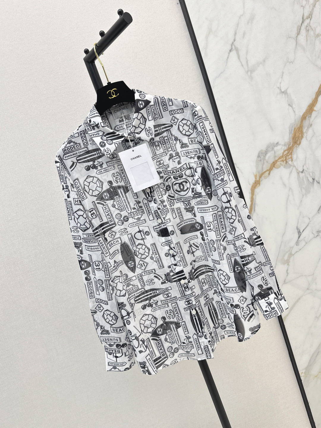 Chan 25ss print shirt
