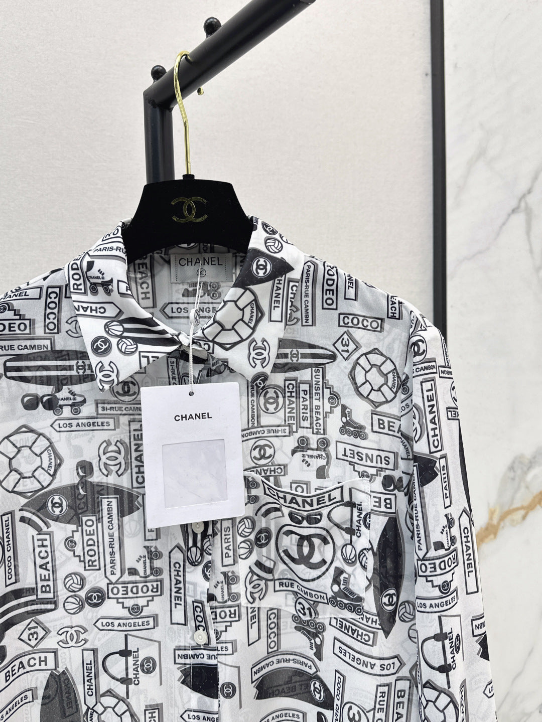 Chan 25ss print shirt