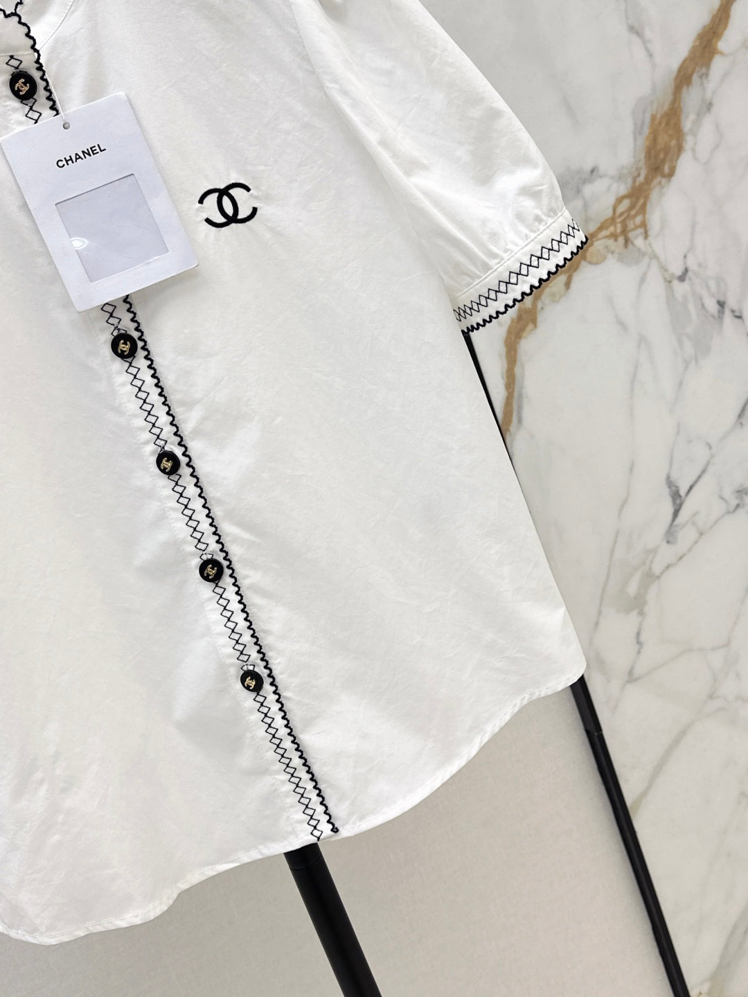 Chan 25ss embroidered shirt