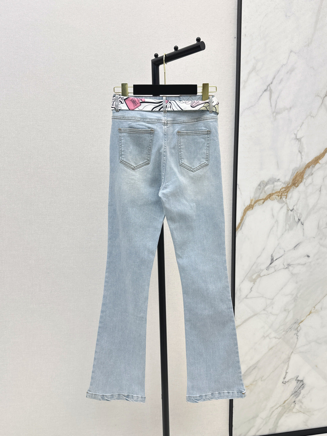 Chan 25ss scarf jeans