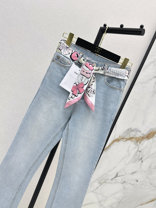Chan 25ss scarf jeans