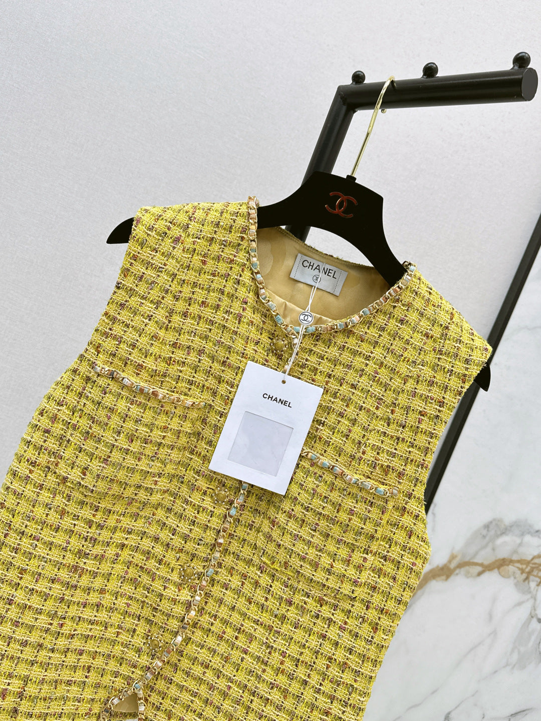 Chan 25ss woven vest