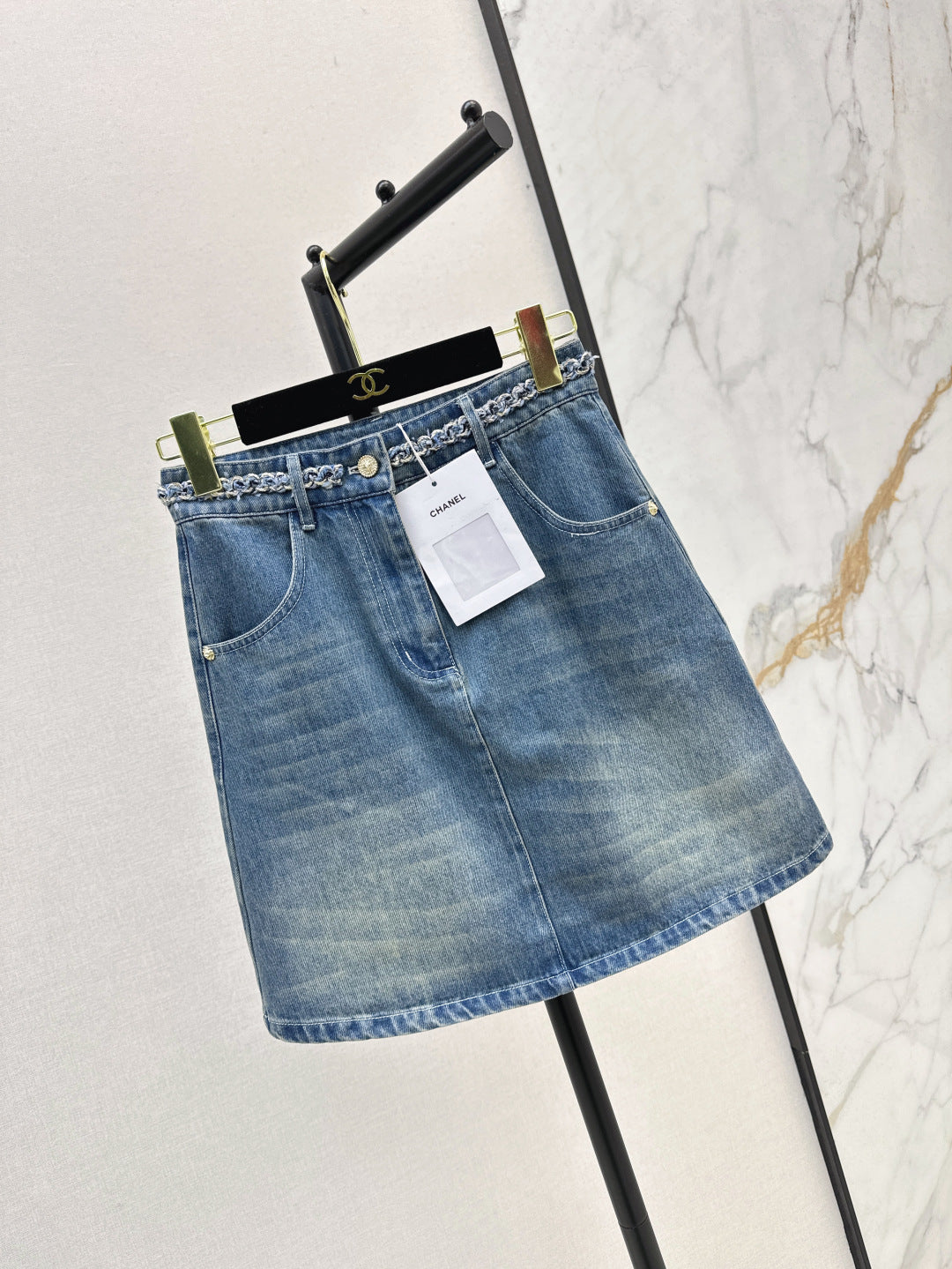 Chan 25ss denim skirt