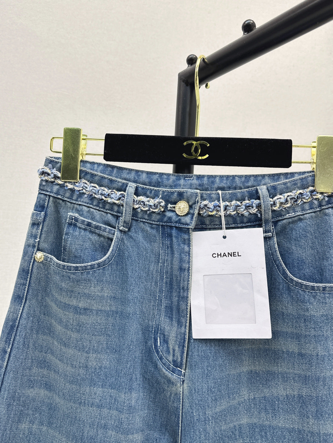 Chan 25ss belt jeans