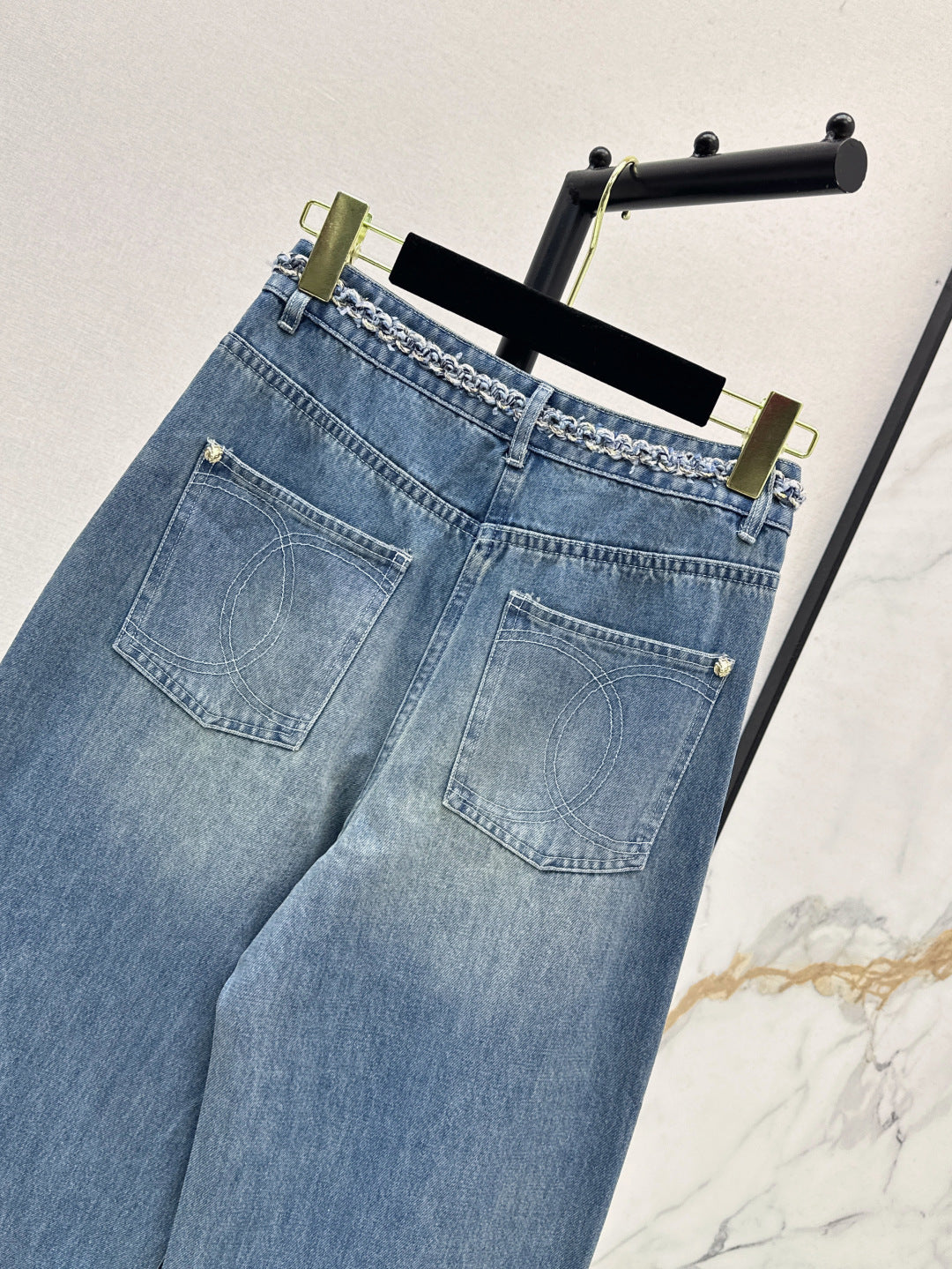 Chan 25ss belt jeans