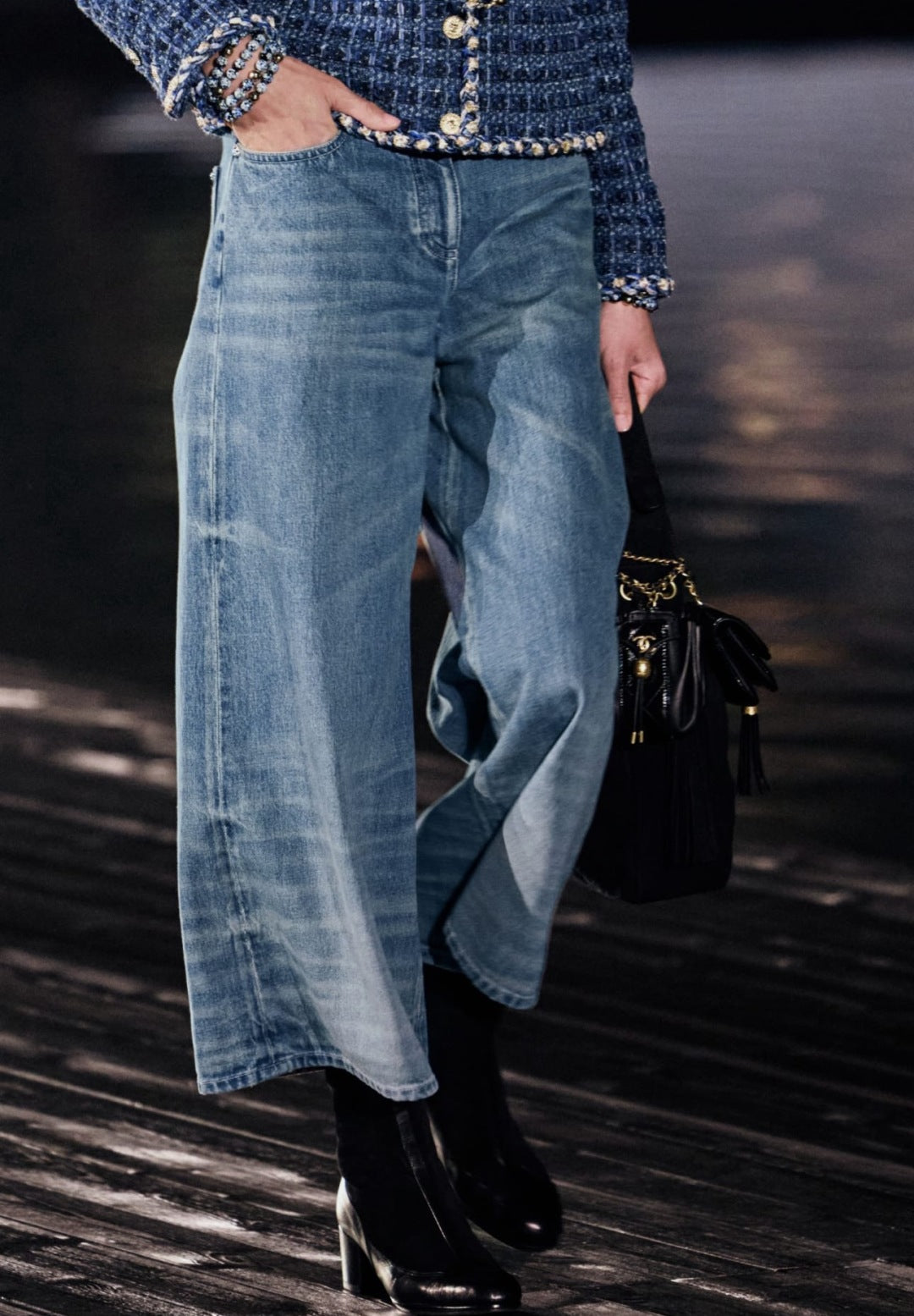 Chan 25ss belt jeans