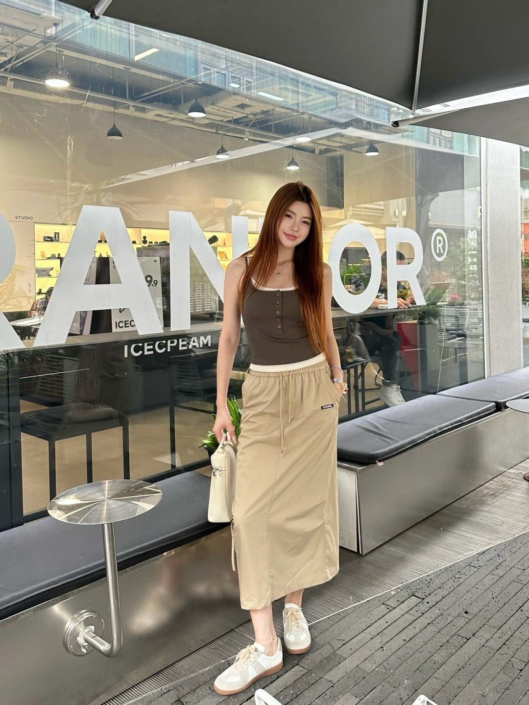 Chan 25ss cargo skirt