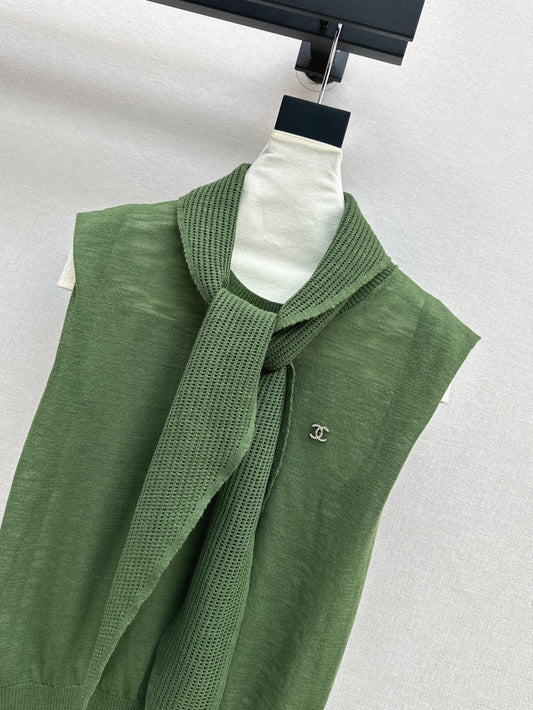 Chan 25ss knit vest