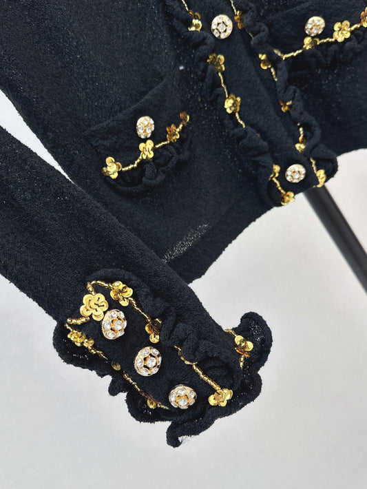 chan 25ss beaded cardigan