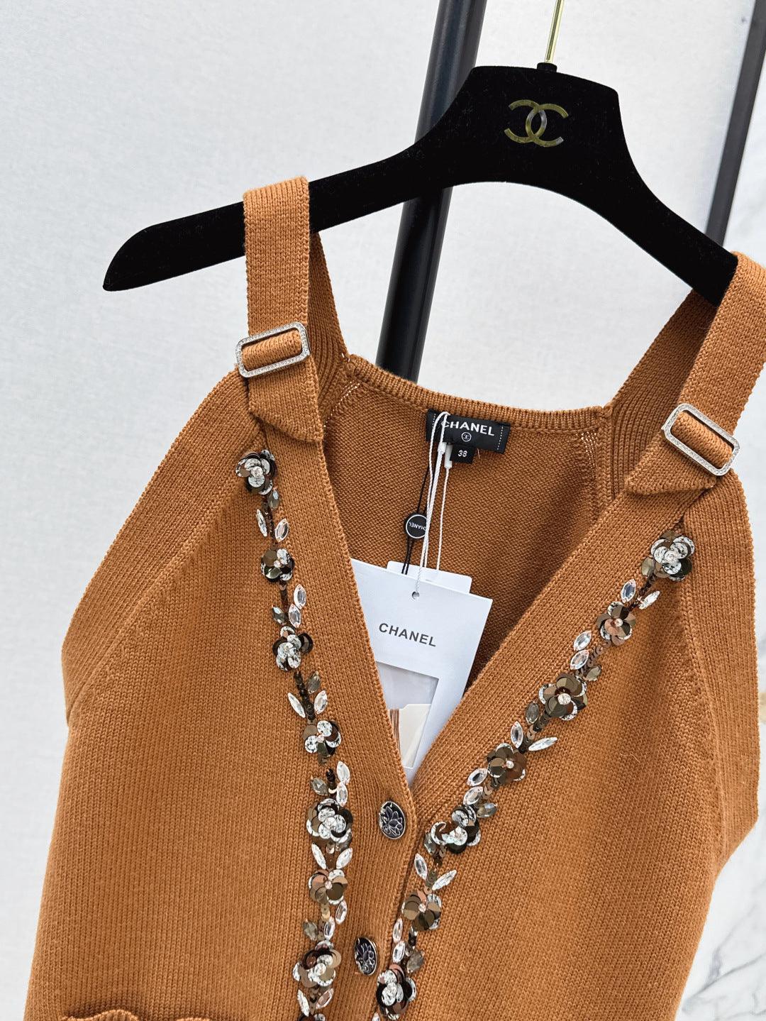 Chan 25ss knit vest