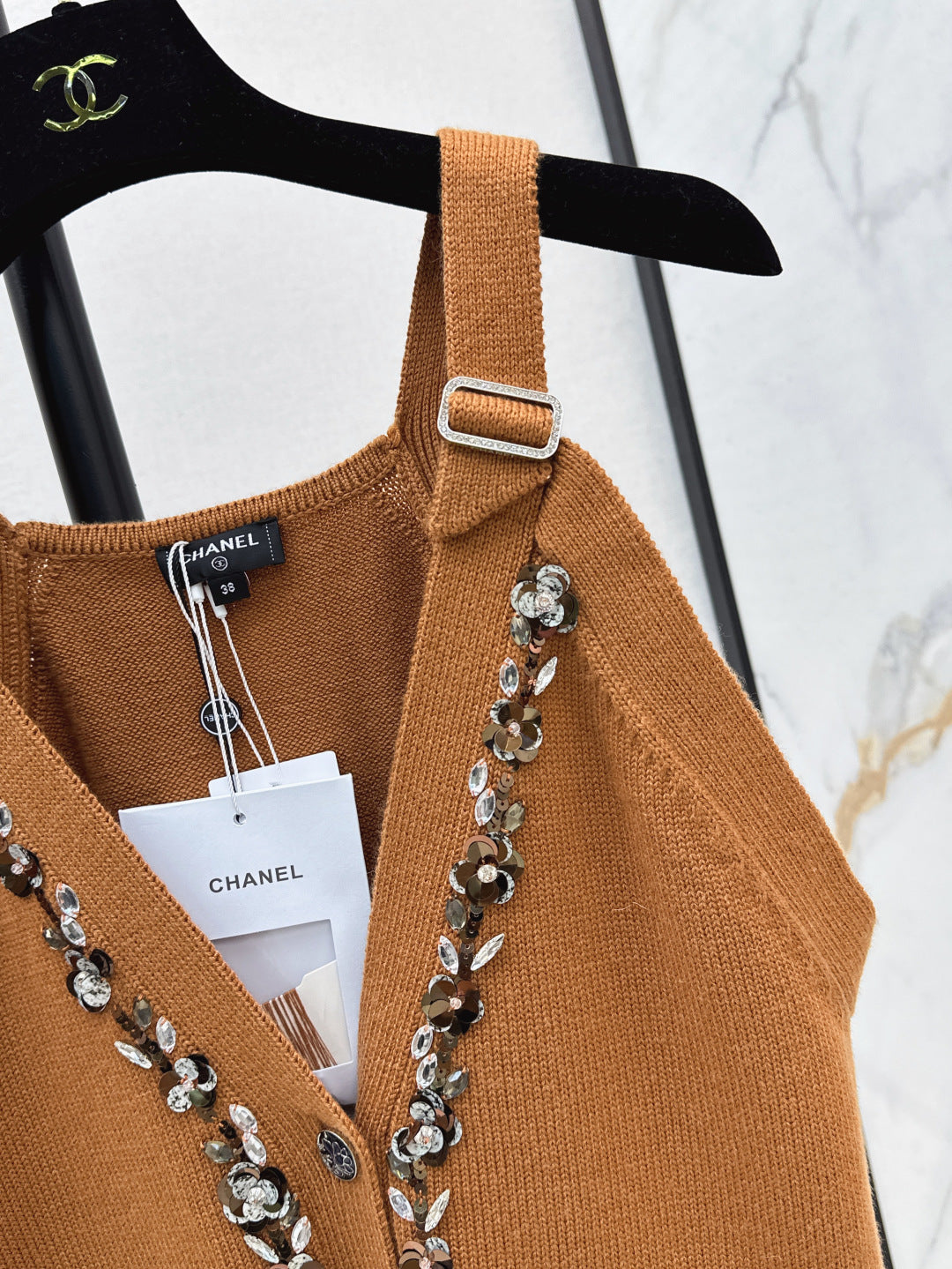 Chan 25ss knit vest