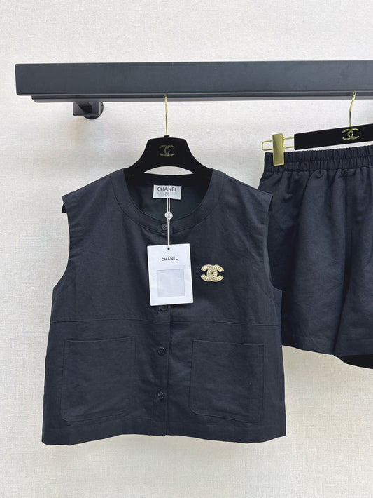 Chan 25ss vest short set