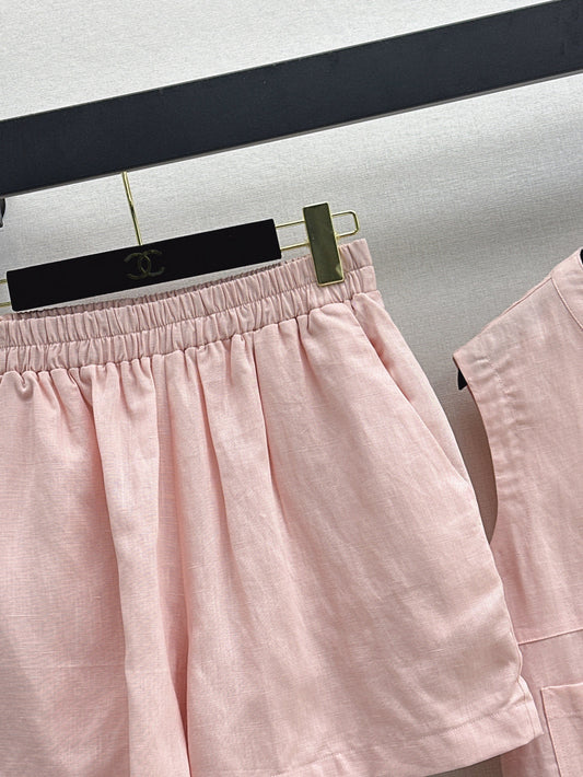 Chan 25ss vest short set