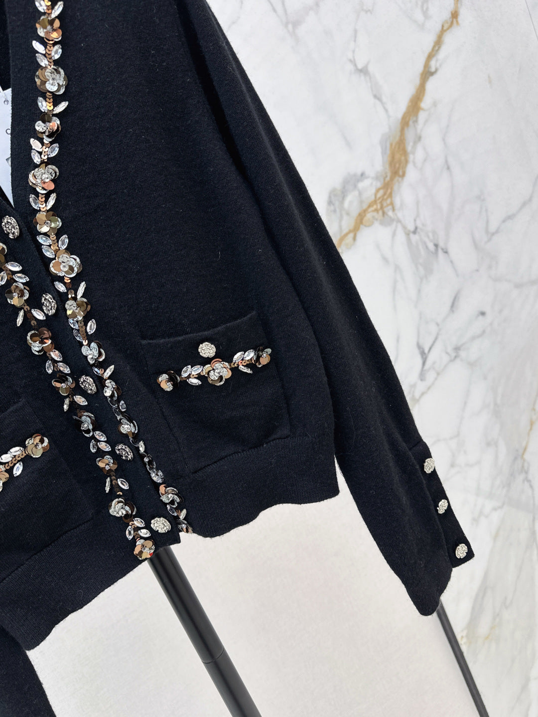 Chan 25ss beaded cardigan