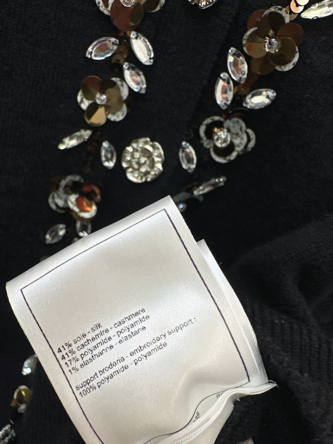 Chan 25ss beaded cardigan