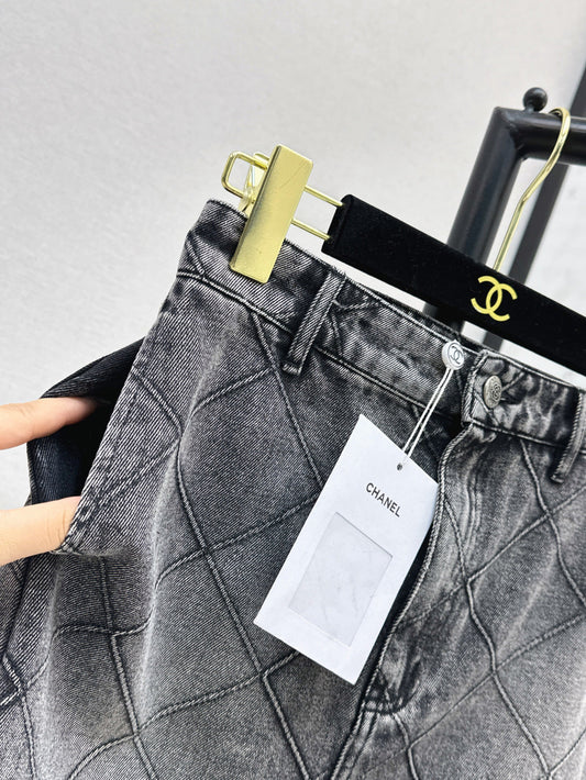 Chan 25ss denim skirt