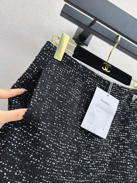 Chan 25fw woven skirt