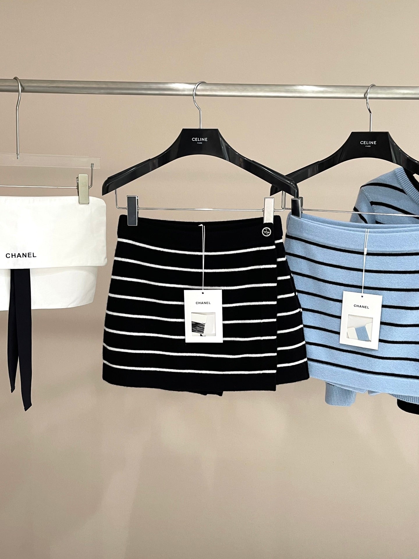 Chan 25ss knit skort