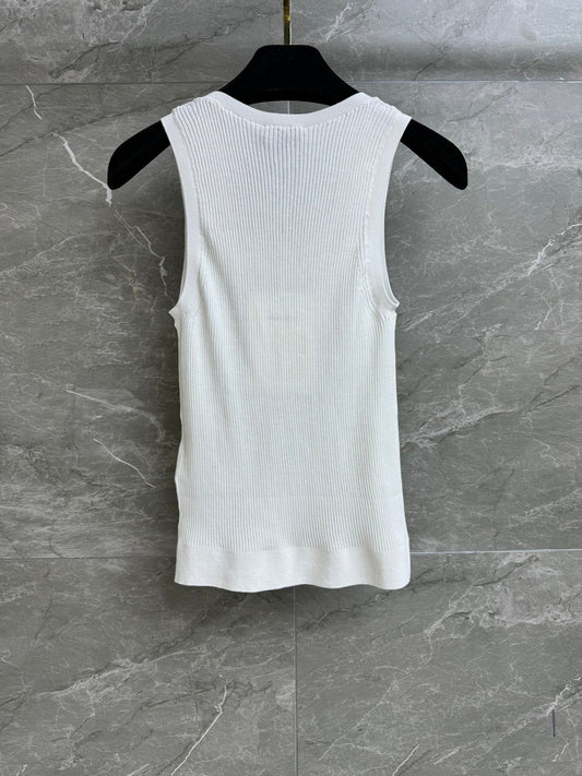 Chan 24ss knit vest